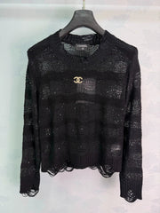 Chanel / 26 Early Autumn New Hollow Knit Sweater