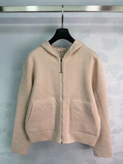 Hermès / 26 New Three-Color Hoodie Knit Cardigan