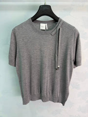 Dior/26 Early Autumn New Round Neck Short Sleeve