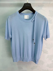 Dior/26 Early Autumn New Round Neck Short Sleeve