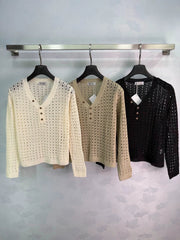 Brunello Cucinelli/26 New V-Neck Knit Top