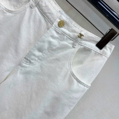 Chanel/26 New Wide-Leg Denim Pants