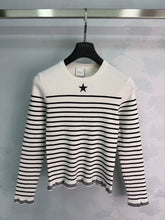 Dior/26 Early Autumn New Striped Wool Sweater