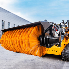 MMS Hydraulic Broom Sweeper,Tilt 18° Left & Right For MMS Skid Steer Loader