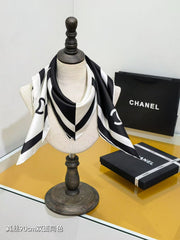 Square silk scarf