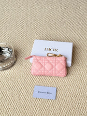 Dior 2026 Key Pouch 14.5cm Lambskin
