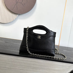 Chanel 2026 Lizard-Embossed Nano 31 Bag 20.5cm Calfskin
