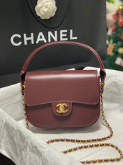 Chanel 2026 Flap Bag 17cm Lambskin Gold Hardware
