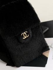 Chanel 2026 Hobo Bag 30cm Black Ponyhair