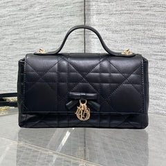 Dior 2026 My Tender Dior Top Handle Bag 21cm Lambskin