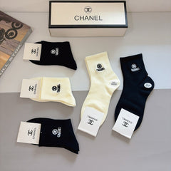 CHANEL 26S ANKLE SOCKS 408688 (1 BOX)