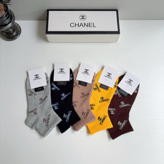 CHANEL 26S ANKLE SOCKS 395165 (1 BOX)