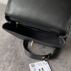 Chanel 2026 Flap Bag 29cm Black Calfskin with Gold Hardware