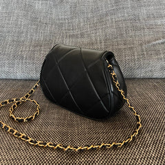 Chanel 2026 Matelasse Coco Mark Bag 22cm Black Lambskin