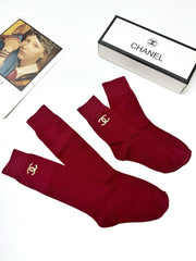 CHANEL 26S CREW SOCKS 397279 (1 BOX)