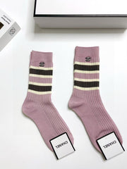 CHANEL 26S CREW SOCKS 400463 (1 BOX)