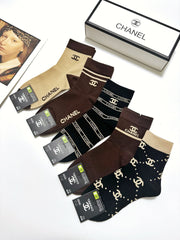CHANEL 26S ANKLE SOCKS 405370 (1 BOX)