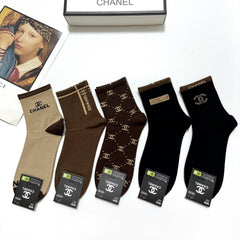CHANEL 26S ANKLE SOCKS 408729 (1 BOX)