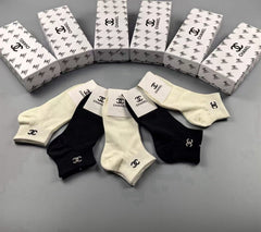 CHANEL 26S ANKLE SOCKS 408749 (1 BOX)