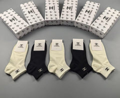 CHANEL 26S ANKLE SOCKS 408749 (1 BOX)