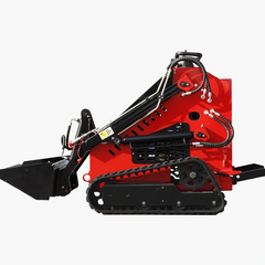 MS360 Mini Stand On Skid Steer Track Loader With 13.5HP Gas Engine