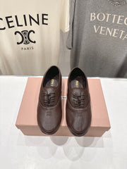 MiuMiu/26SS NEW French fairy style Mary Jane flat shoes