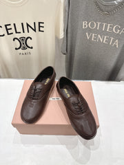MiuMiu/26SS NEW French fairy style Mary Jane flat shoes