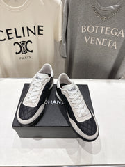chanel/26SS NEW Diamond Panda Shoes Casual White Shoes Sports Shoes