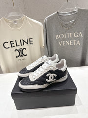 chanel/26SS NEW Diamond Panda Shoes Casual White Shoes Sports Shoes