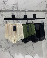 Yves Saint Laurent/🔥Highest Quality🔥26SS NEW romantic and sexy lace acetate shorts