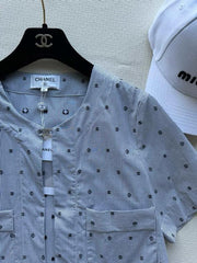 chanel/26SS NEW Jacquard Striped Cardigan