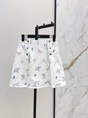 Dior/26SS NEW Nautical Series Denim Skirt