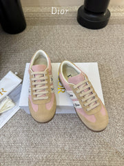 26SS NEW Ribbon Embroidered Sneakers