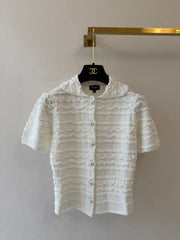 26SS NEW Collared Short-Sleeve Cardigan