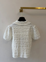 26SS NEW Collared Short-Sleeve Cardigan