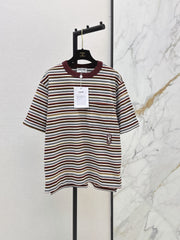 26SS NEW Oversized Striped Seahorse T-Shirt 🤎