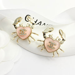26SS NEW Crab Double C Earrings 🦀