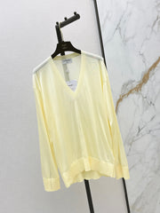 26SS NEW Minimalist V-neck Loose Knit Cardigan💛