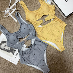 26SS NEW Grey One-Piece Swimsuit 👙