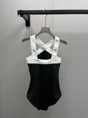 chanel/26SS NEW Beach Collection 🏝️ Cross-strap swimsuit 👙