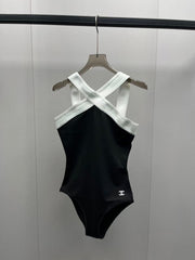 chanel/26SS NEW Beach Collection 🏝️ Cross-strap swimsuit 👙