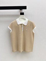 26SS NEW Gentle and Youthful Polo Knit Sweater 🤍
