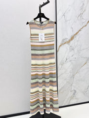 26SS NEW Striped Knit Maxi Dress 🤎