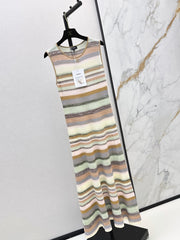 26SS NEW Striped Knit Maxi Dress 🤎