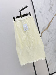 26SS NEW Openwork Knit Midi Skirt 🤍