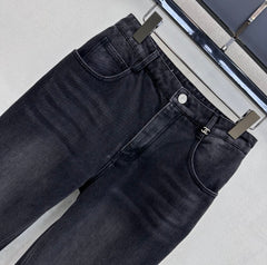 26SS NEW Gold Buckle Straight Leg Jeans