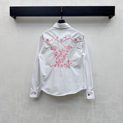 26SS NEW Heavy Embroidery Collared Shirt