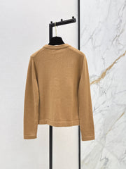 26FW New High-End Métiers d'Art Crew-Neck Sweater 🤎