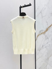 26FW New Métiers d'Art Collection V-Neck Knit Vest 🖤