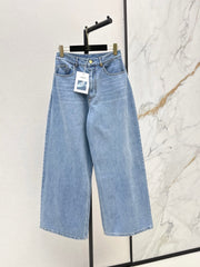 🔥Highest Quality🔥26FW New High-Waisted Wide-Leg Denim Trousers 🩵